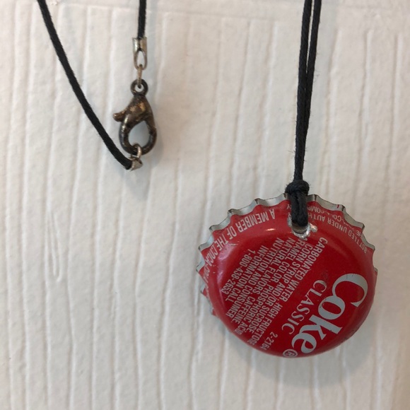 Bundle Alert💎 3 for $12: 
Vintage Coca-cola bottle top necklace - Picture 1 of 4